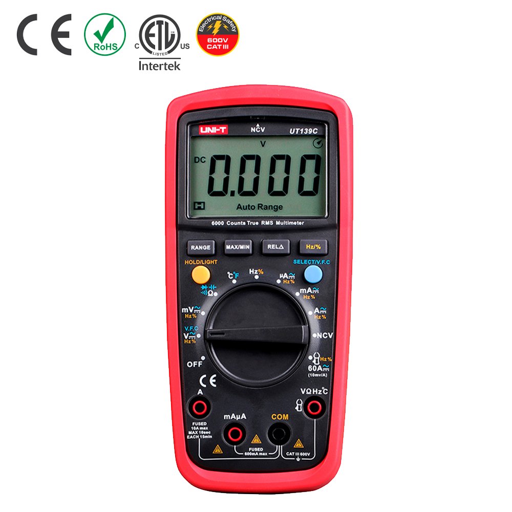 UT-139C MULTIMETRO.psd UT-139C Multitester digital "UNI-T" - Imagen 1