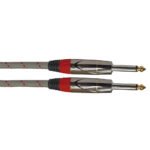 BJJ027-1/20FT CABLE DE 1PLUG MONO 6.3MM A 1PLUG MONO 6.3MM MEDIDA: 20FT "SOUNDKING"