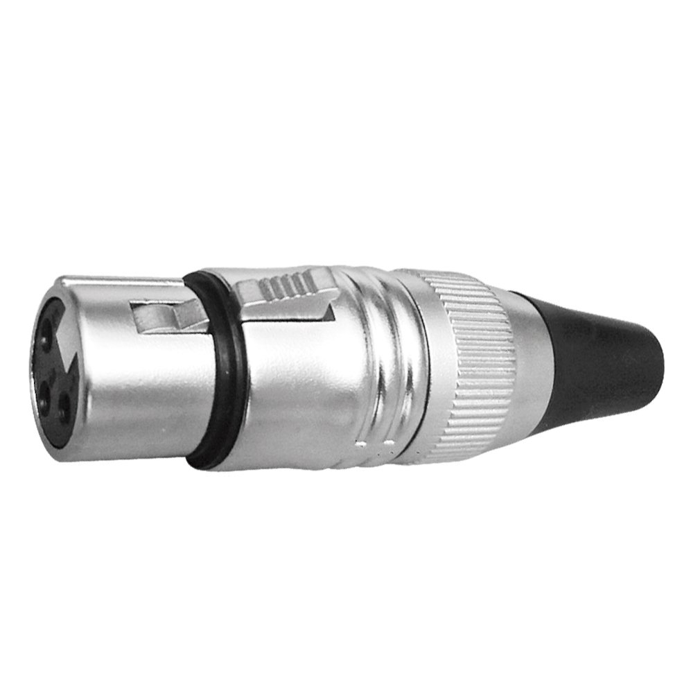 CA525(3P) CA525(3P) JACK XLR BAÑADO EN CROMO SATINADO "SOUNDKING" - Imagen 1