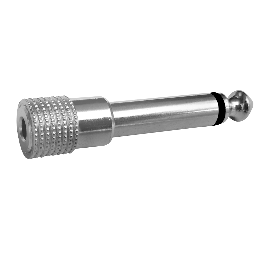 CC308-1 CC308-1 ADAPTADOR JACK MONO.3.5MM A PLG MONO.6.5MM"SOUNDKING" - Imagen 1