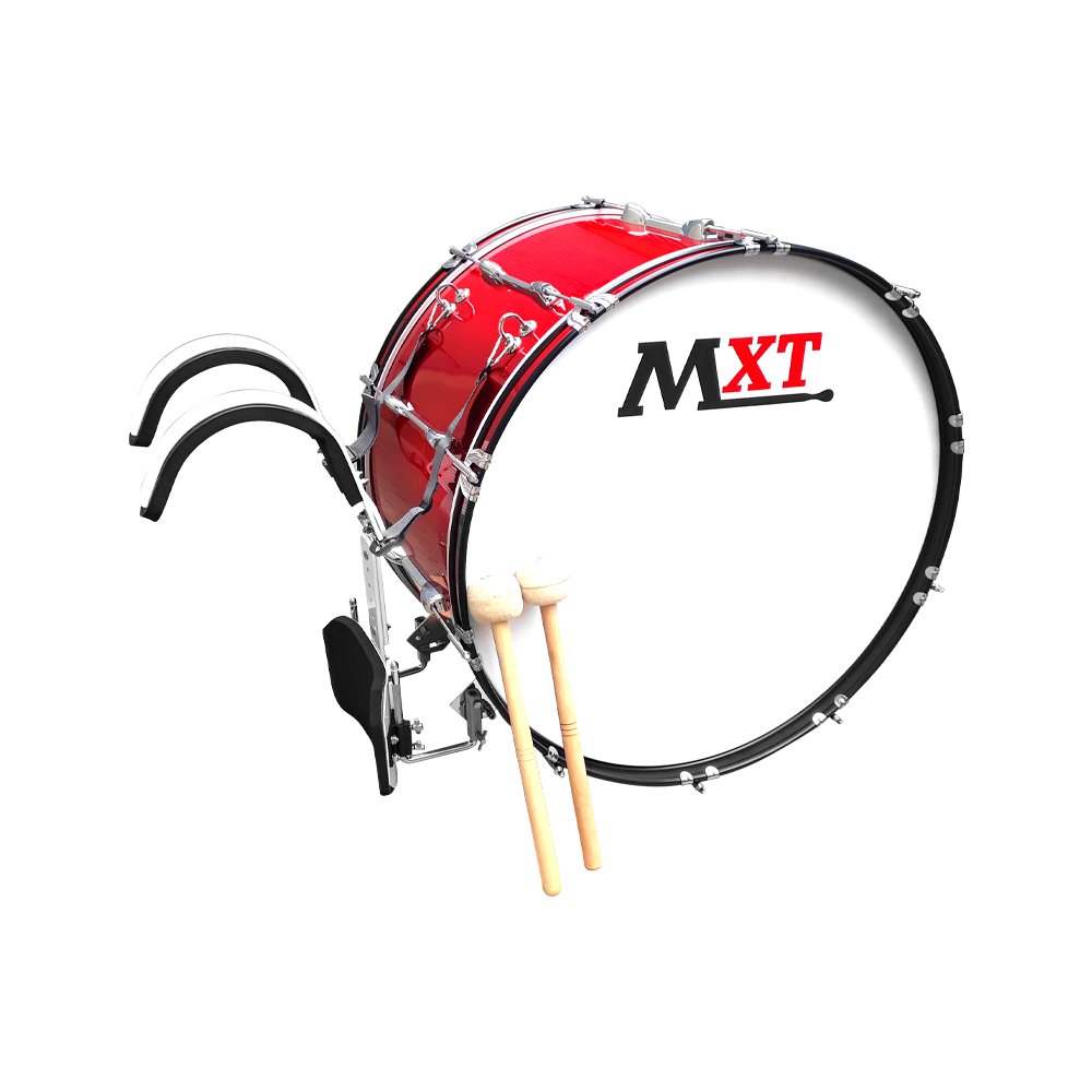 MXT-JBMB-2614RD MXT-JBMB-2614RD Bombo para marcha 26" x 14" color rojo "MXT" - Imagen 1