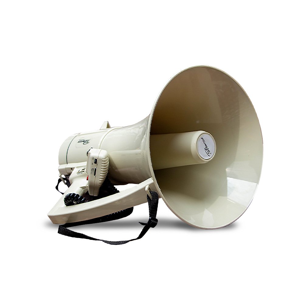 PM-3080 PM-3080 Megáfono 80W con USB, SD, AUX, SIREN. / Batería recargable "POTTENZA" - Imagen 1