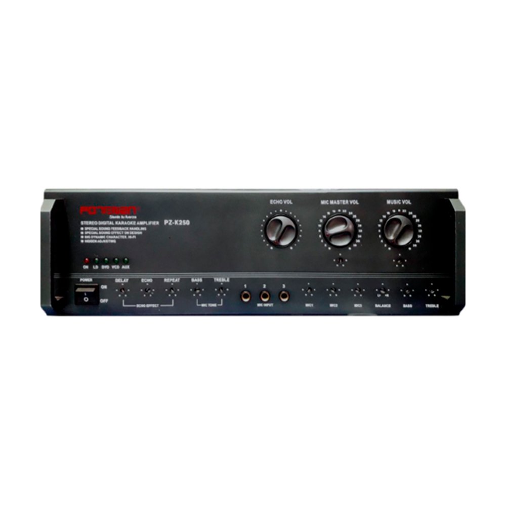 PZ-K250 1 PZ-K250 Power amplificador 2x250W 8 OHM "POTTENZA" - Imagen 1