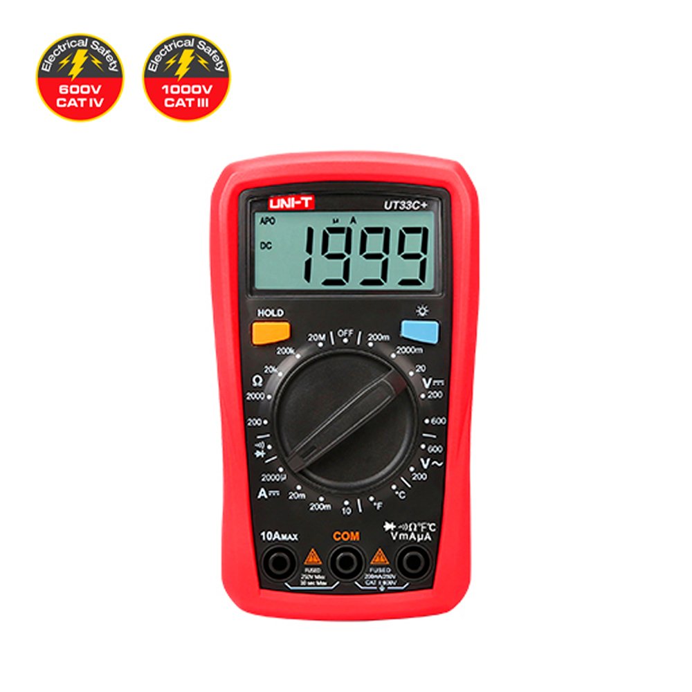 UT-33B+ 1000x1000 UT-33C+ Multímetro digital "UNI-T" - Imagen 1