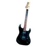VZ-SEST-210/BK Guitarra eléctrica 2 pastillas negro "VOZZEX"