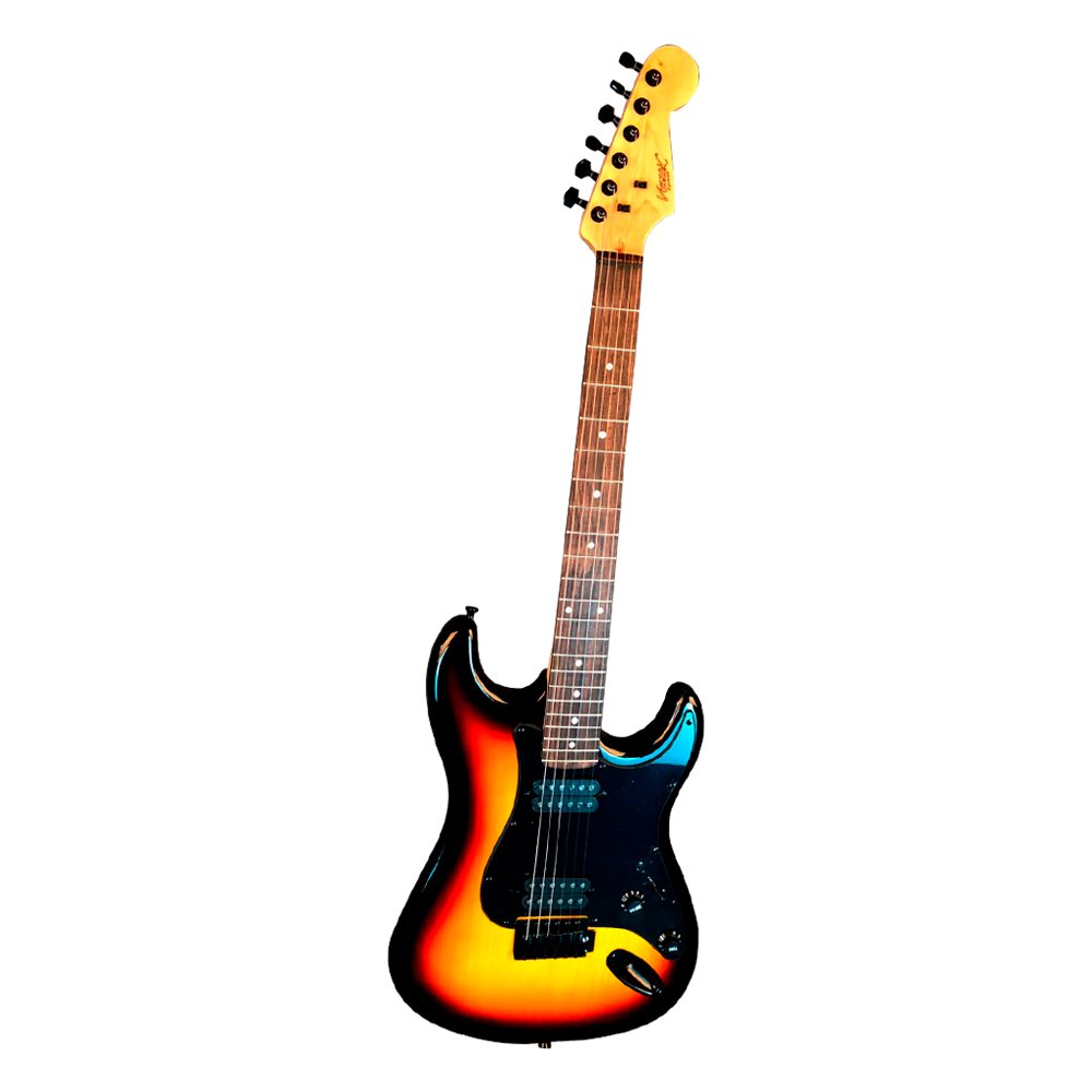 VZ-SEST-210 SB VZ-SEST-210/SB Guitarra eléctrica 2 pastillas sunburst "VOZZEX" - Imagen 1