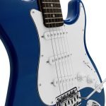 VZ-ST309-01/BL Guitarra eléctrica 3 pastillas color azul con funda "VOZZEX" - Imagen 3