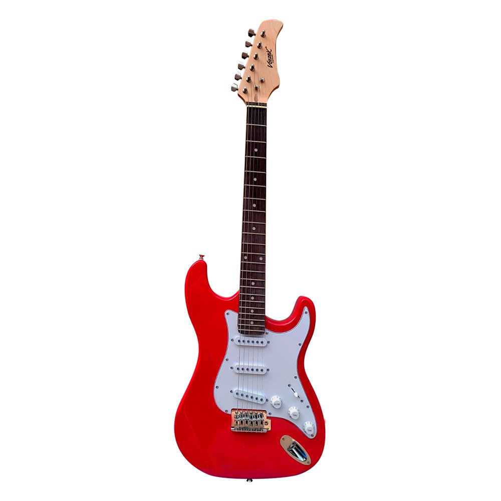 VZ-ST309-01WN WEB VZ-ST309-01/WN Guitarra eléctrica 3 pastillas color rojo "VOZZEX" - Imagen 1