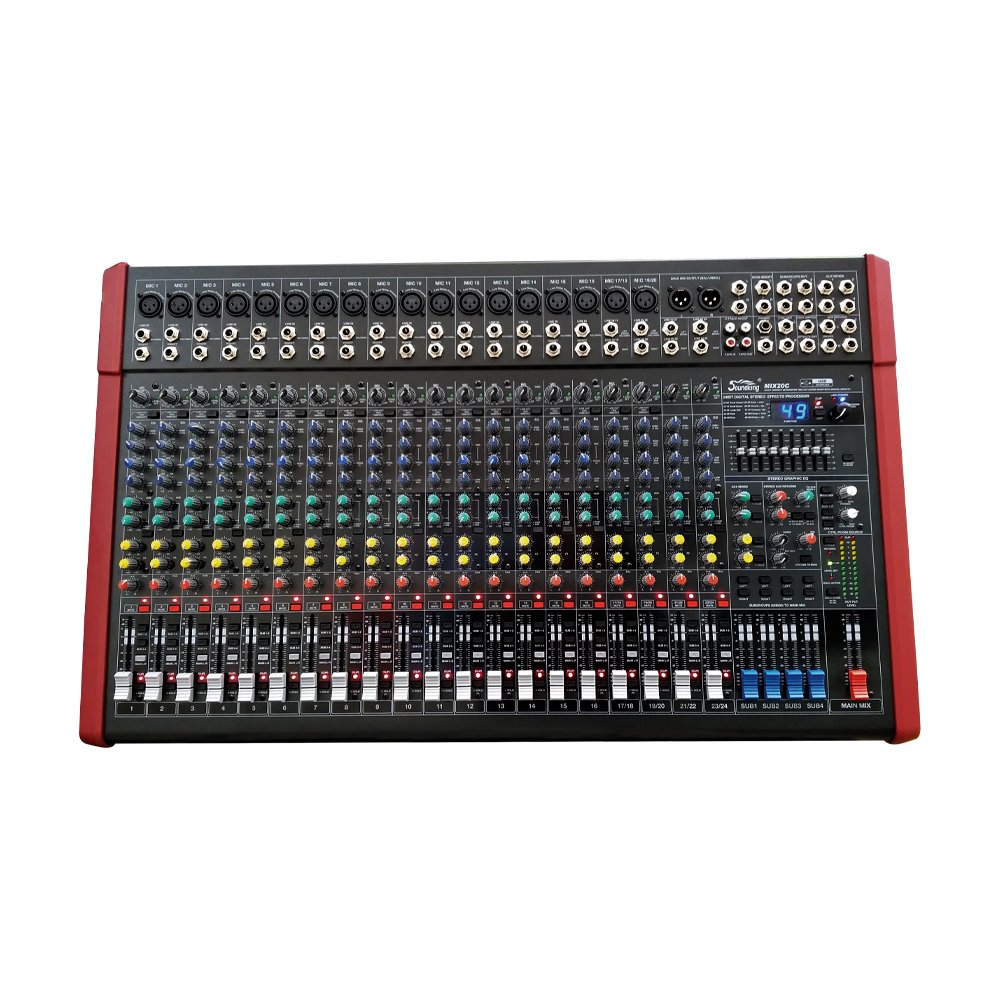 MIX20C MIX20C Mezcladora 18CH MO.+ 2 ST. 99DSP EQ-9 BAND USB "SOUNDKING" - Imagen 1