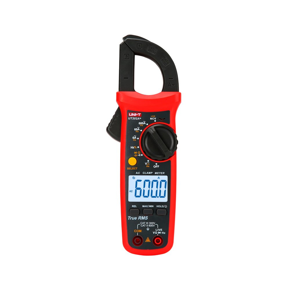 UT-202A+ UT-202A+ PINZA AMPERIMETRICA DIGITAL AC 600A "UNI-T" - Imagen 1