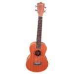 VZ-XU26-33 Ukelele 26" marrón claro con funda "VOZZEX"