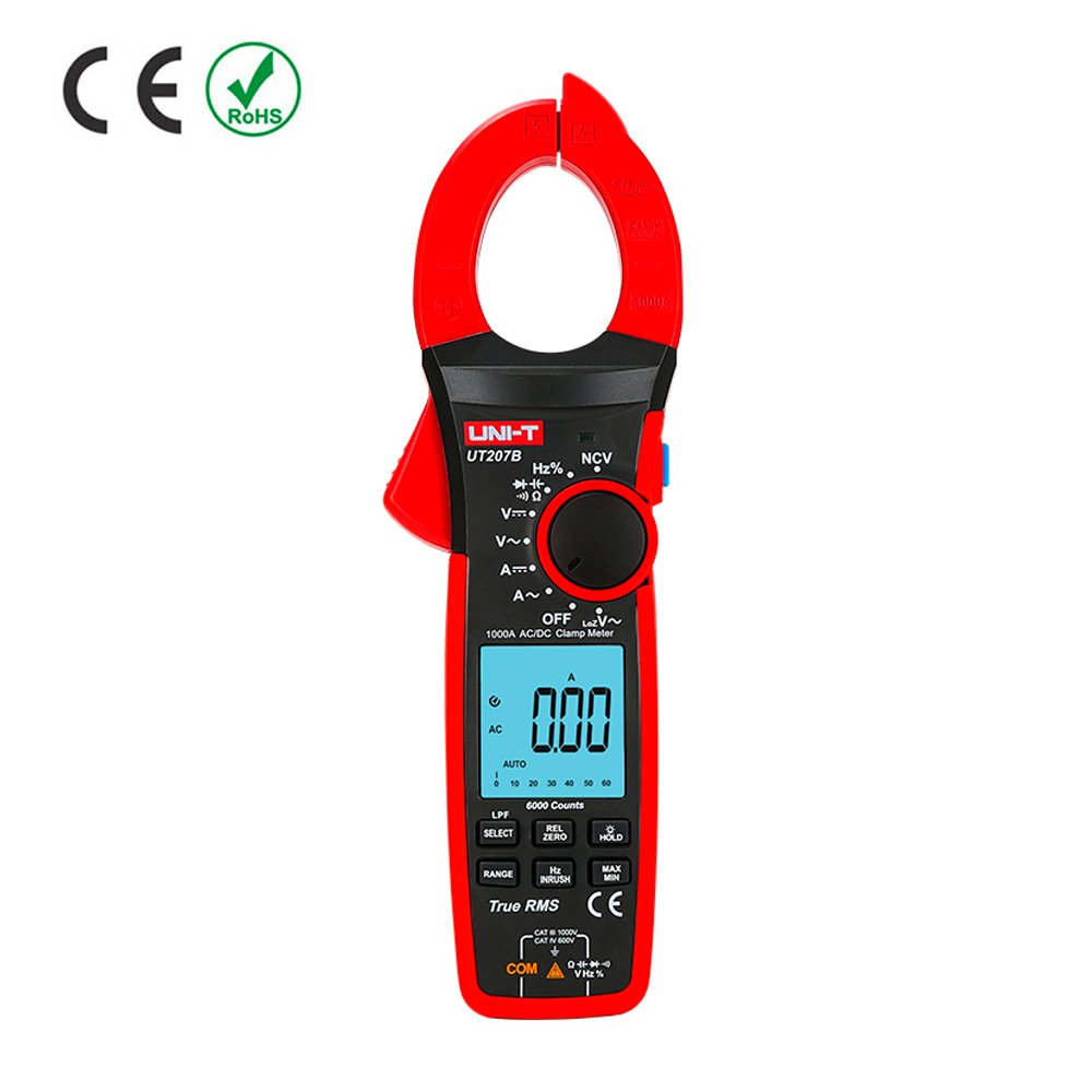 UT-207B UT-207B PINZA AMPERIMETRICA DIGITAL 1000A "UNI-T" - Imagen 1
