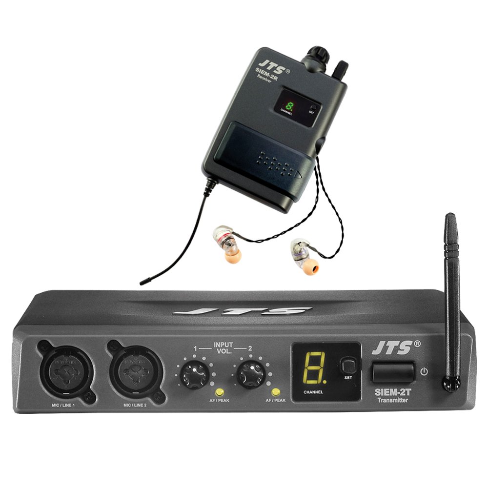 SIEM-2T+SIEM-2R+IE-1 SIEM-2T+SIEM-2R+IE-1 Sistema de Monitoreo Transmisor/Receptor UHF "JTS" - Imagen 1