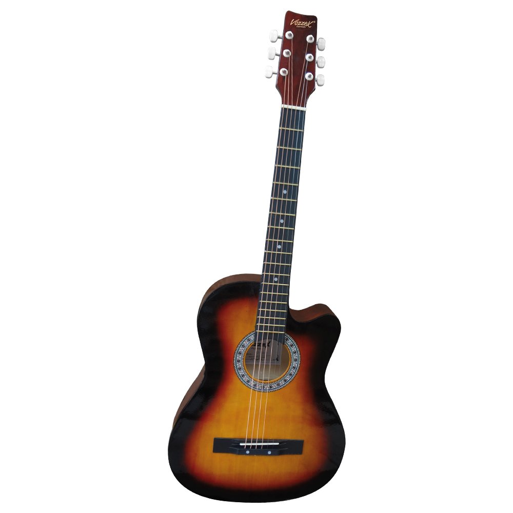 VZ-C81C-3TSF VZ-C81C/3TSF GUITARRA ACUS. SUNB.C/CORTE 38" C/FUNDA "VOZZEX" - Imagen 1