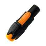 LN-4050(4P) CONECTOR Plug speakon de 4 pines amarillo "LN-ACOUSTICS"