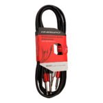 LN-C10-2M Cable 2 plug mono de 6.3mm a 2 plug mono de 6.3mm - 2M "LN-ACOUSTICS" - Imagen 2