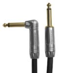 LN-GC02-3M Cable plug mono de 6.3mm a plug de 6.3mm en forma de L - 3M "LN-ACOUSTICS"