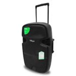 PZ-2115AUN-CB CAJA ACUSTICA ACTIVA 15" C/USB, BT, BAT. FM Y C/1 MICROFONO INALAMBRICO C/LED 2000W PEAK "POTTENZA" - Imagen 2