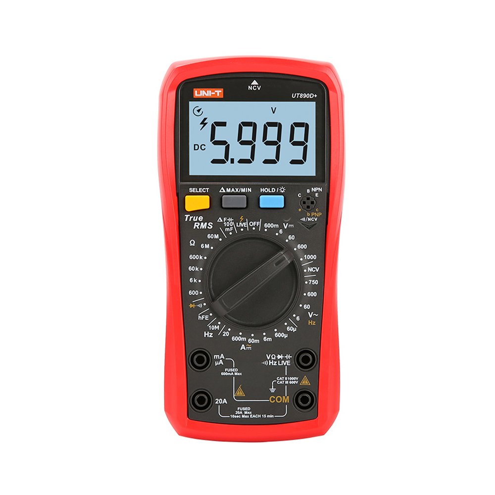 UT-890D+ WEB UT-890D+ Multímetro digital true RMS-NCV "UNI-T" - Imagen 1