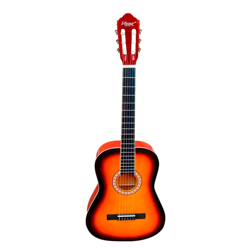 VZ-CH3900-SB web VZ-CH3900/SB Guitarra acústica cuerdas de nylon 39" Sunburst con funda "VOZZEX" - Imagen 1