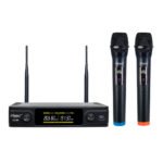 VZ-11M+ MICROFONO INALAMBRICO DUAL MANUAL VHF C/SALIDA BALANCEADA  «VOZZEX»