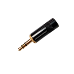 LN-3065BG CONECTOR Plug stéreo 3.5mm negro "LN-ACOUSTICS"
