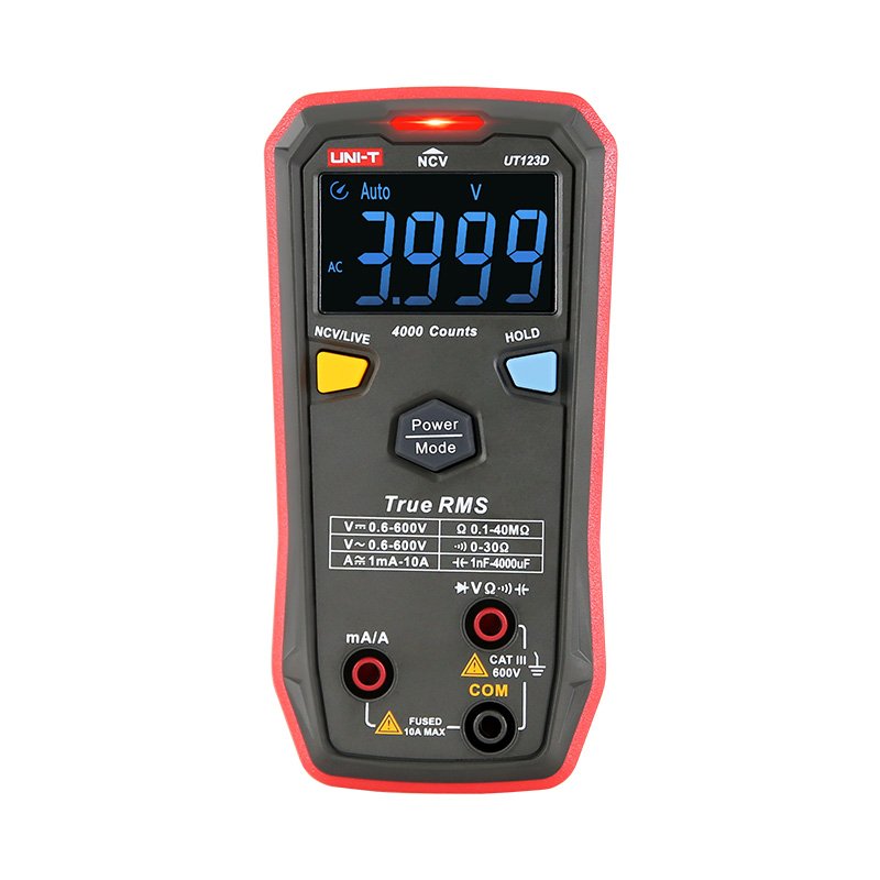 UT-123D UT-123D MULTIMETRO DIGITAL SMART TRUE RMS 600V DC/AC NCV/LIVE «UNI-T» - Imagen 1