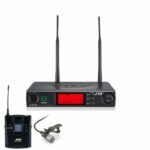 JTS RU-8011DB/RU-850LTB+CM-501 SISTEMA INALAMBRICO RECEPTOR Y 1 MICROFONO SOLAPERO UHF C/FRECUENCIA
