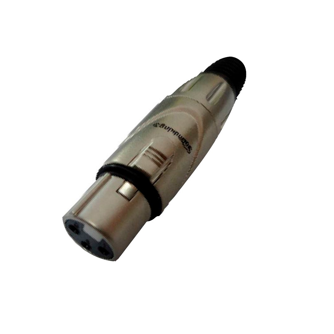 3 CX3F005(3P) JACK XLR D/METAL COLOR CHMP "SOUNDKING" - Imagen 1