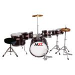 MXT-FT104-5BK BATERÍA ACUSTICA NEGRA P/NIÑOS "MXT"