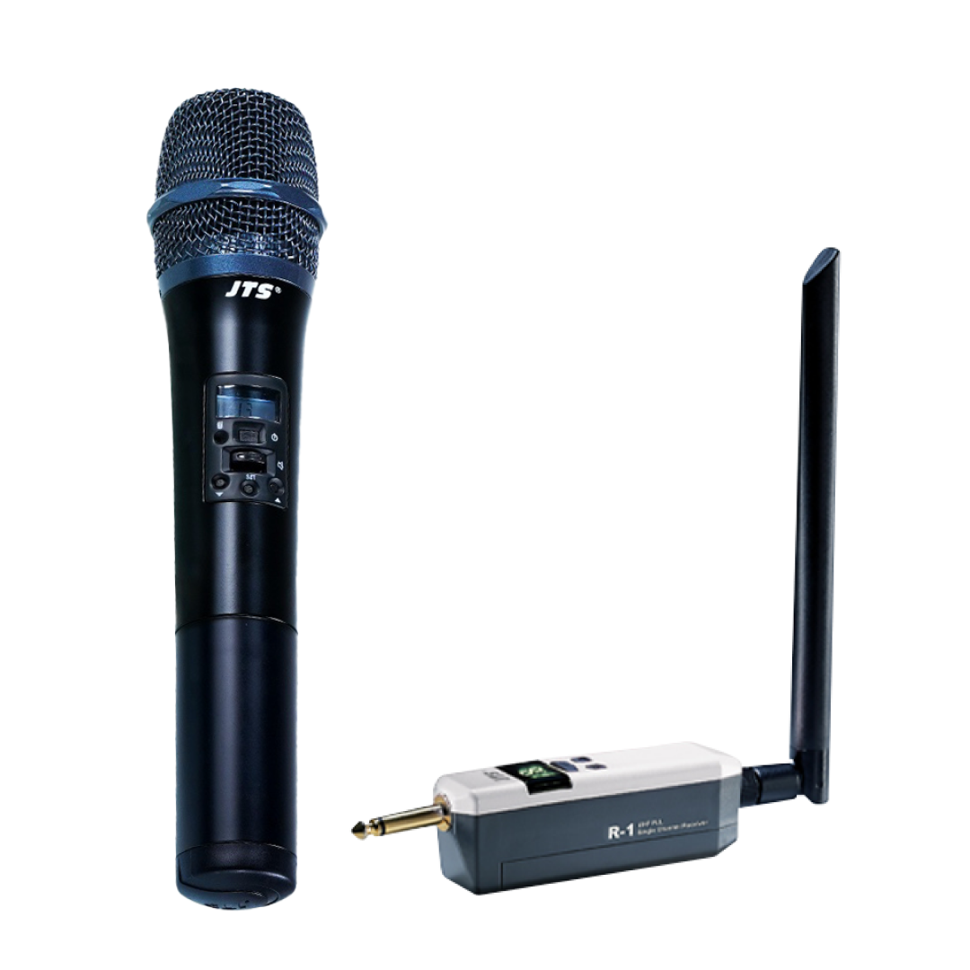 R-2+TH-1D-web R2+TH-1D SISTEMA DE MICRÓFONO INALÁMBRICO UHF DE MANO "JTS" - Imagen 1