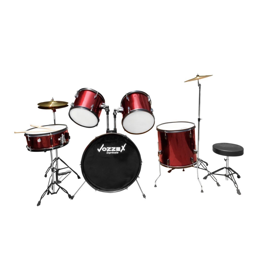 bateria 5 VZ-JW225PVWR SET DE BATERIA ACUSTICA WR "VOZZEX" - Imagen 1