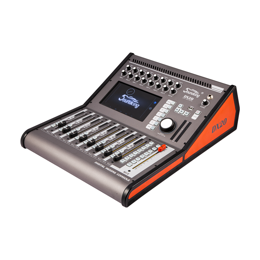 DX20 WEB DX20 MEZCLADORA DIGITAL D/20 CH C/ PANTALLA TACTIL HD 7" C/CONTROL WIFI "SOUNDKING" - Imagen 1