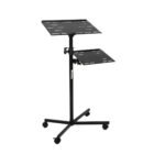 SF80 PEDESTAL MULTIPROPOSITO P/ LAPTOP, CONTROLADOR, PROYECTOR Y C/LLANTA C/SEGURO "SOUNDKING"