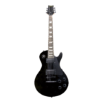 VZ-LP02BK-DK GUITARRA ELECTRICA T/LES PAUL 39" COLOR NEGRO C/FUNDA "VOZZEX"