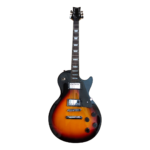 VZ-LP02SB/BK GUITARRA ELECTRICA T/LES PAUL 39" COLOR SUNBURST-NEGRO C/FUNDA "VOZZEX"