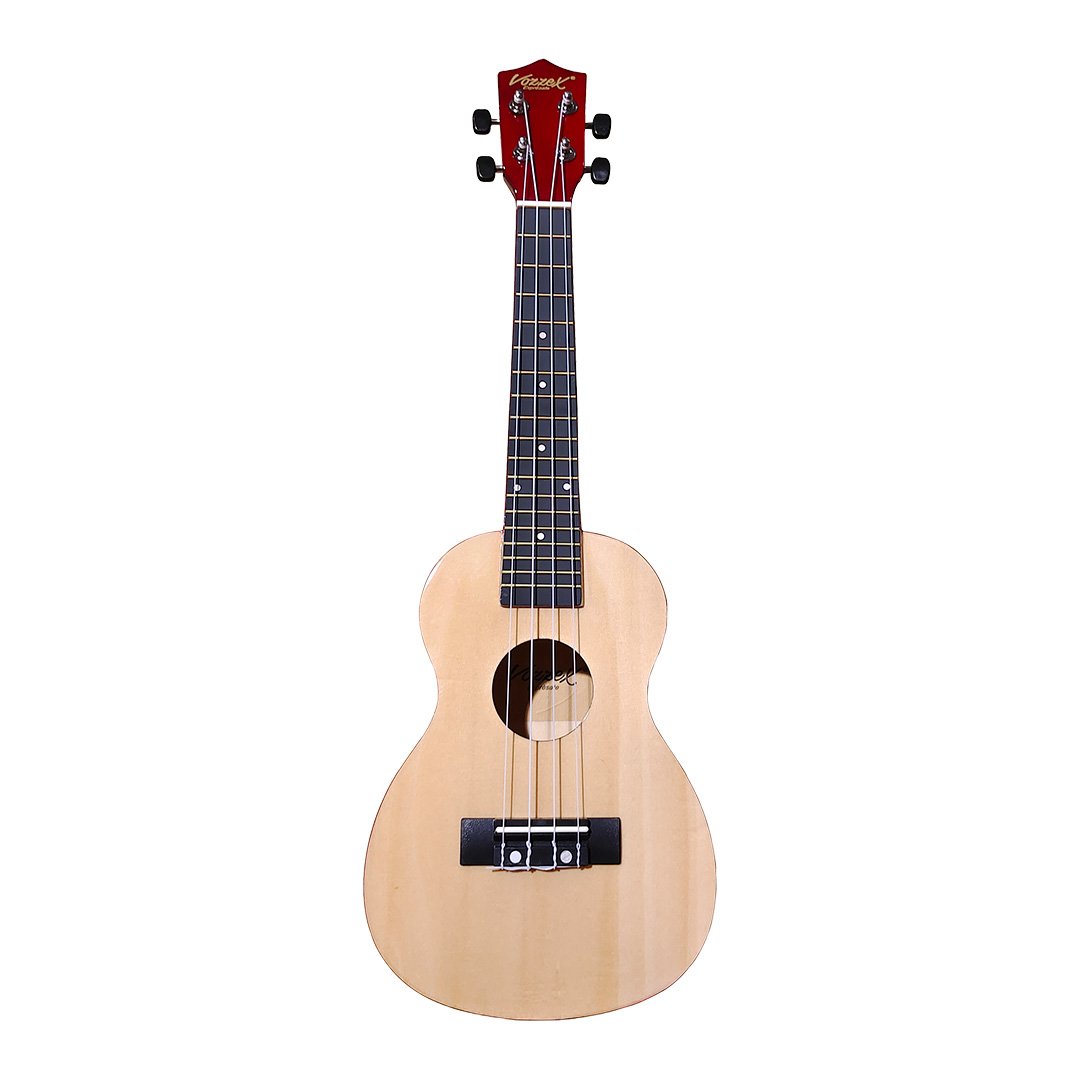 VZ-XU23-11NT WEB VZ-XU23-11NT UKELELE 23" CONCIERTO - COLOR NATURAL C/FUNDA "VOZZEX" - Imagen 1