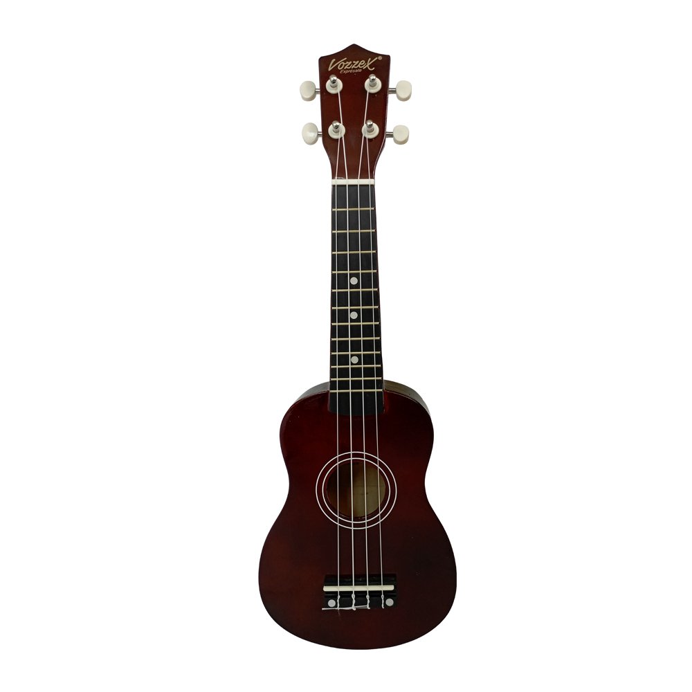 vz-xu21-11bw sin fondo web VZ-XU21-11BW UKELELE COLOR MARRON C/FUNDA 21" SOPRANO "VOZZEX" - Imagen 1