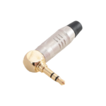 CJ3M016NB CONECTOR PLUG STEREO 3.5MM TIPO L - BLACK "SOUNDKING"