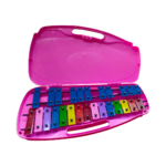 VZ-XIDB-26PNK METALOFONO 26 NOTAS C/ESTUCHE ABS "VOZZEX"