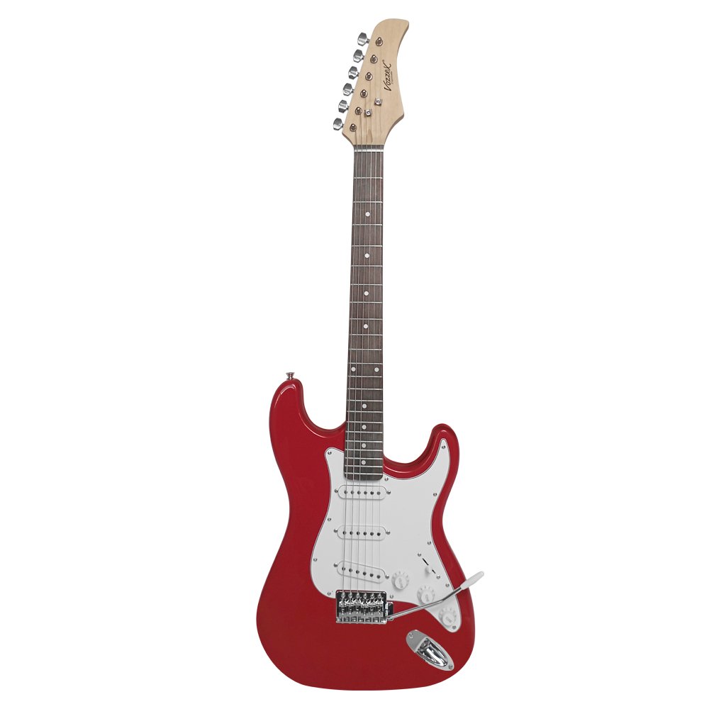 vz-st309-kit-wn web VZ-ST309-KIT/WN KIT COMPLETO DE GUITARRA ELÉCTRICA 39" COLOR VINO TINTO CON AMPLIFICADOR 15W Y ACCESORIOS «VOZZEX» - Imagen 1