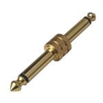LC3111-1 CONECTOR INTERPEDAL RECTO  PLUG MONO 6.3MM A PLUG MONO 6.3MM «L&N-ACOUSTICS»