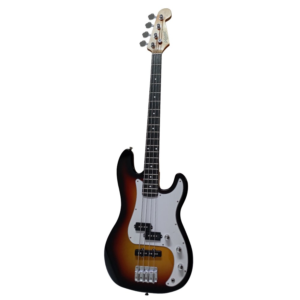 vz-pj-sb sin fondo WEB VZ-PJ/SB BAJO ELÉCTRICO 4 CUERDAS 46" SUNBURST C/GOLPEADOR BLANCO C/FUNDA «VOZZEX» - Imagen 1