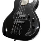 VZ-PJMS/BK BAJO ELÉCTRICO 4 CUERDAS 46" NEGRO C/GOLPEADRO NEGRO C/FUNDA «VOZZEX» - Imagen 3