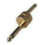 LC3111-2 CONECTOR INTERPEDAL (EN FORMA DE Z)  PLUG MONO 6.3MM A PLUG MONO 6.3MM «L&N-ACOUSTICS»