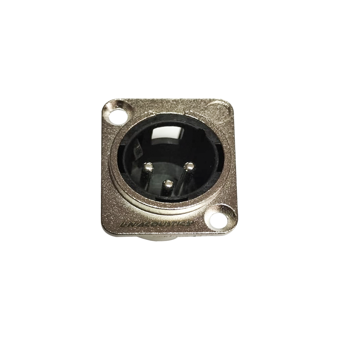 LN-1092-SL-web-1.png LN-1092-SL SOCKET XLR PLUG PLATEADO "L&N-ACOUSTICS" - Imagen 1