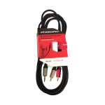 LN-C0503-3M CABLE PLUG STEREO 3.5MM C/PIN DORADO A 2 PLUG RCA C/PIN DORADO "L&N-ACOUSTICS"