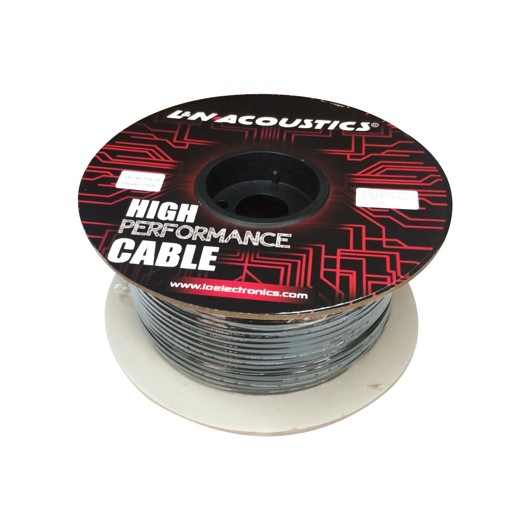 LN-CBL18-E-18-web.png LN-CBL18-E/18 CABLE PARA PARLANTE NEGRO 18AWG O.D. 5.5MM "L&N-ACOUSTICS" - Imagen 1