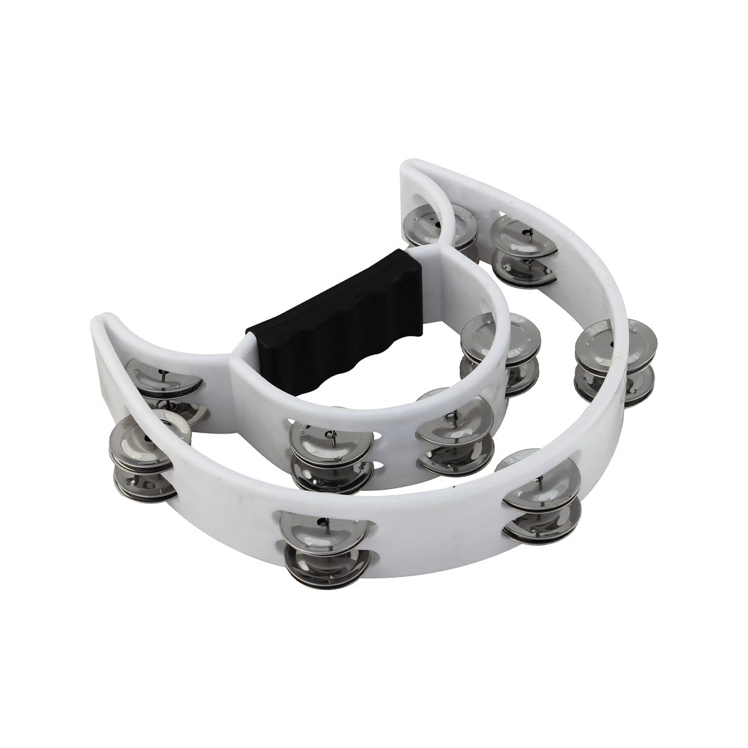 MXT-PMD-20-WH-WEB.png MXT-PMD-20/WH PANDERETA 20 SONAJAS BLANCO "MXT" - Imagen 1