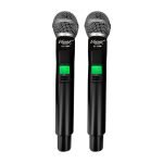 VZ-58M+ MICROFONO INALAMBRICO DUAL MANUAL UHF  C/SALIDA BALANCEADA (CASE TX Y RX METAL)  "VOZZEX" - Imagen 2
